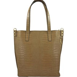 Shopper bag Barberini`s lakierowana wakacyjna skórzana  - zdjęcie produktu