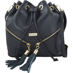 Torebka Barberini`s skórzana w stylu glamour na ramię średniej wielkości  - zdjęcie produktu