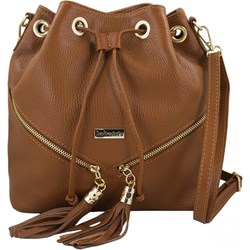 Torebka brązowa Barberini`s średniej wielkości na ramię  - zdjęcie produktu