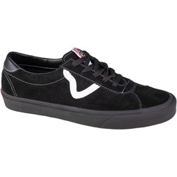 Czarne trampki damskie Vans sznurowane  - zdjęcie produktu