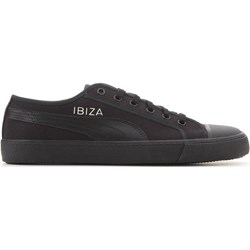 Trampki damskie Puma sportowe czarne wiązane płaskie z tworzywa sztucznego  - zdjęcie produktu