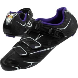 Northwave buty sportowe damskie czarne sznurowane płaskie  - zdjęcie produktu