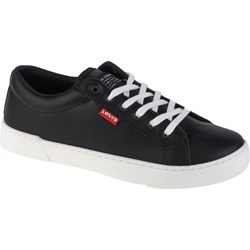 Trampki damskie Levi's na wiosnę wiązane sportowe czarne płaskie  - zdjęcie produktu