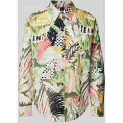 Koszula damska wielokolorowa Marc Cain z kołnierzykiem  - zdjęcie produktu