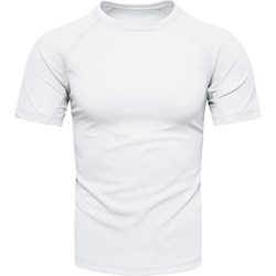 T-shirt męski Recea biały z krótkim rękawem  - zdjęcie produktu