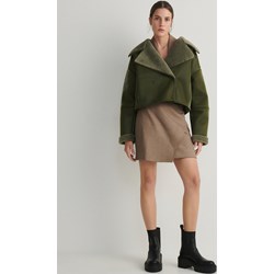 Kurtka damska zielona Reserved bez kaptura krótka  - zdjęcie produktu