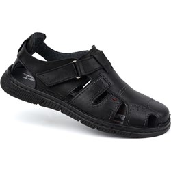 Sandały męskie letnie ze skóry casual  - zdjęcie produktu