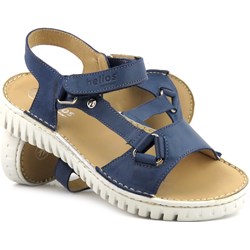 Sandały damskie Helios Komfort z klamrą na lato na obcasie casualowe  - zdjęcie produktu