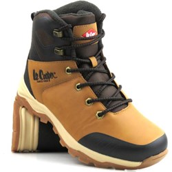 Buty trekkingowe męskie brązowe Lee Cooper wiązane sportowe  - zdjęcie produktu