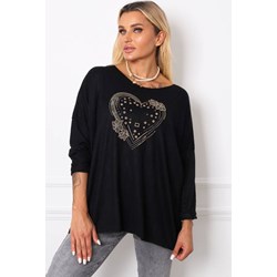 Bluzka damska Olika z długimi rękawami z okrągłym dekoltem casual wiosenna  - zdjęcie produktu