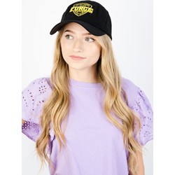 Czarne czapka z daszkiem damska Olika  - zdjęcie produktu