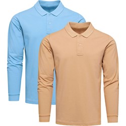 T-shirt męski Recea beżowy  - zdjęcie produktu