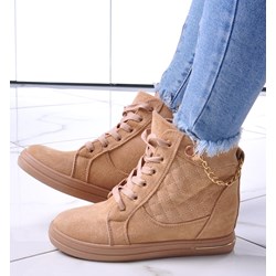 Botki beżowe  - zdjęcie produktu