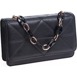 Listonoszka czarna Pantofelek24 elegancka mała matowa  - zdjęcie produktu