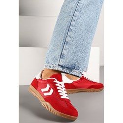 Buty sportowe damskie Renee sneakersy sznurowane z tkaniny  - zdjęcie produktu