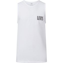 T-shirt męski Levi's z napisem biały z krótkim rękawem  - zdjęcie produktu