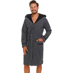 Szlafrok damski Doctor Nap elegancki z dzianiny  - zdjęcie produktu