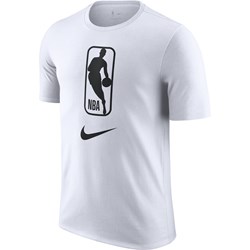 T-shirt męski biały Nike z krótkimi rękawami sportowy  - zdjęcie produktu