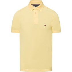 T-shirt męski Tommy Hilfiger z krótkim rękawem żółty na wiosnę  - zdjęcie produktu