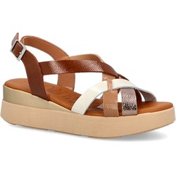 Oh! My Sandals sandały damskie z klamrą skórzane  - zdjęcie produktu