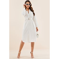 Sukienka Jacinshop maxi koszulowa  - zdjęcie produktu