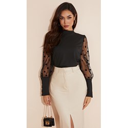 Bluzka damska Jacinshop casualowa z okrągłym dekoltem  - zdjęcie produktu