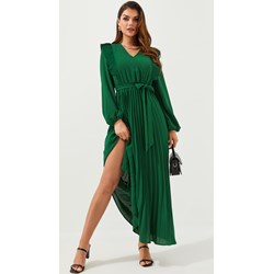 Sukienka Jacinshop maxi w serek  - zdjęcie produktu