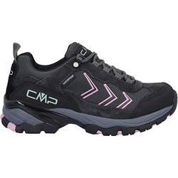 Czarne buty trekkingowe damskie CMP wiązane płaskie z tkaniny sportowe  - zdjęcie produktu