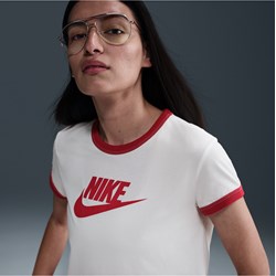 Nike bluzka damska sportowa z krótkim rękawem z okrągłym dekoltem  - zdjęcie produktu