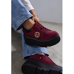 Buty sportowe damskie Renee sneakersy wiązane na platformie  - zdjęcie produktu