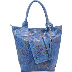 Shopper bag zamszowa  - zdjęcie produktu