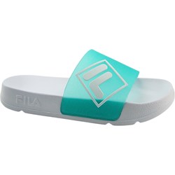Klapki damskie Fila białe bez zapięcia na płaskiej podeszwie sportowe z tworzywa sztucznego  - zdjęcie produktu