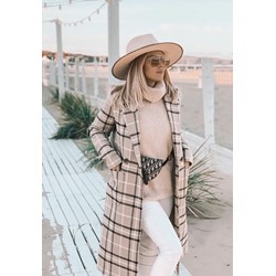 Sweter damski beżowy Renee z golfem  - zdjęcie produktu