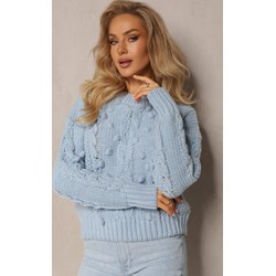 Sweter damski Renee z dekoltem w literę v  - zdjęcie produktu