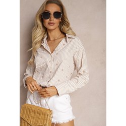 Koszula damska beżowa Renee casual  - zdjęcie produktu
