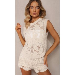 Renee bluzka damska bez rękawów z okrągłym dekoltem  - zdjęcie produktu