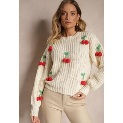 Sweter damski Renee z okrągłym dekoltem  - zdjęcie produktu