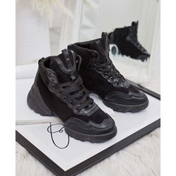 Royalfashion.pl buty sportowe damskie sneakersy na płaskiej podeszwie jesienne sznurowane  - zdjęcie produktu