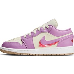 Buty sportowe dziecięce Jordan wiązane ze skóry  - zdjęcie produktu