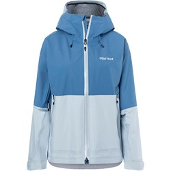 Kurtka damska Marmot niebieska krótka z kapturem  - zdjęcie produktu