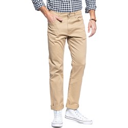 Jeansy męskie Wrangler casual beżowe  - zdjęcie produktu