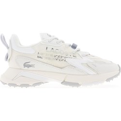 Buty sportowe damskie Lacoste zamszowe białe  - zdjęcie produktu
