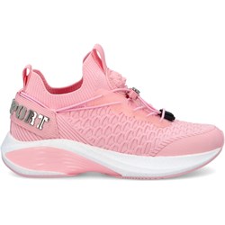Buty sportowe damskie różowe Plein Sport sneakersy wiązane  - zdjęcie produktu