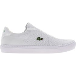 Trampki męskie białe Lacoste sportowe na wiosnę sznurowane  - zdjęcie produktu