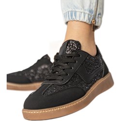 Buty sportowe damskie sneakersy płaskie casual  - zdjęcie produktu