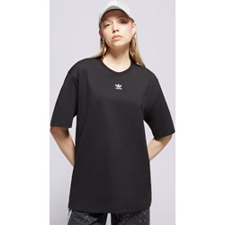 Bluzka damska Adidas czarna z okrągłym dekoltem z krótkim rękawem  - zdjęcie produktu