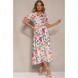 Sukienka Renee z paskiem casualowa koszulowa  - zdjęcie produktu