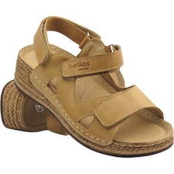 Sandały damskie Helios Komfort na lato na rzepy  - zdjęcie produktu