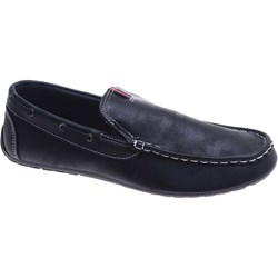 Mokasyny męskie Pantofelek24 czarne bez zapięcia casual  - zdjęcie produktu