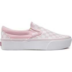 Trampki damskie Vans z tkaniny bez zapięcia różowe sportowe płaskie  - zdjęcie produktu